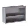 pensile acciaio inox a giorno 1 ripiano h 80 cm. 100X40X80