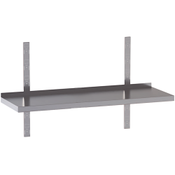 mensola acciaio inox singola 110X30X4