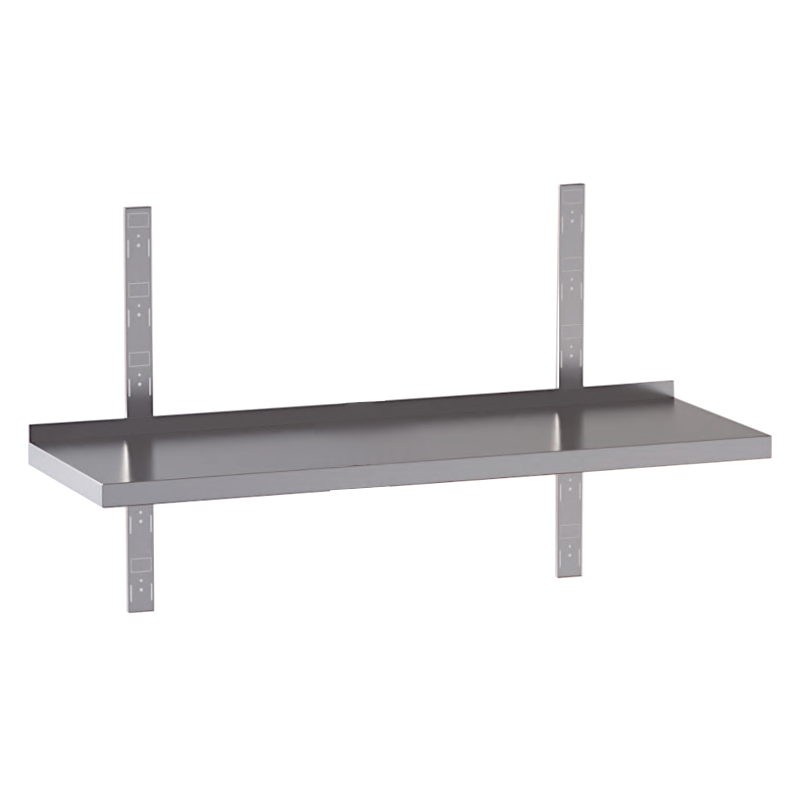 mensola acciaio inox singola 110X30X4