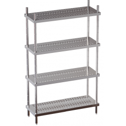 scaffale ripiani forati h cm 180 4 piani misure cm. 100 X 40 X 180