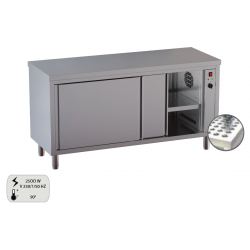 tavolo caldo con porte scorrevoli 2500w 90° 180 X 60 X 85