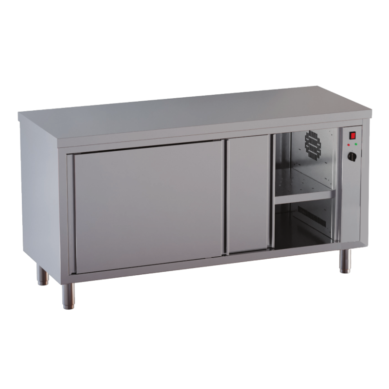 tavolo caldo con porte scorrevoli 2500w 90° 110 X 60 X 85