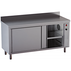 tavolo caldo con porte scorrevoli e alzatina 2500w 90° 110 X 70 X 85