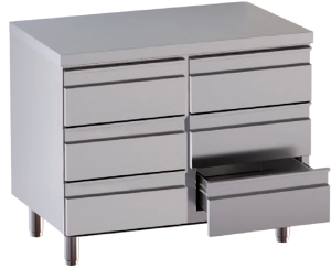 cassettiera 6 cassetti misure cm. 100x70x85