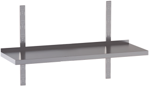 mensola acciaio inox singola misure cm. 110X40X4